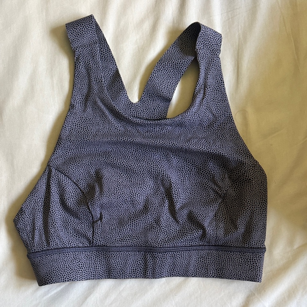 Lululemon Athletica Black and Gray Sports Bra